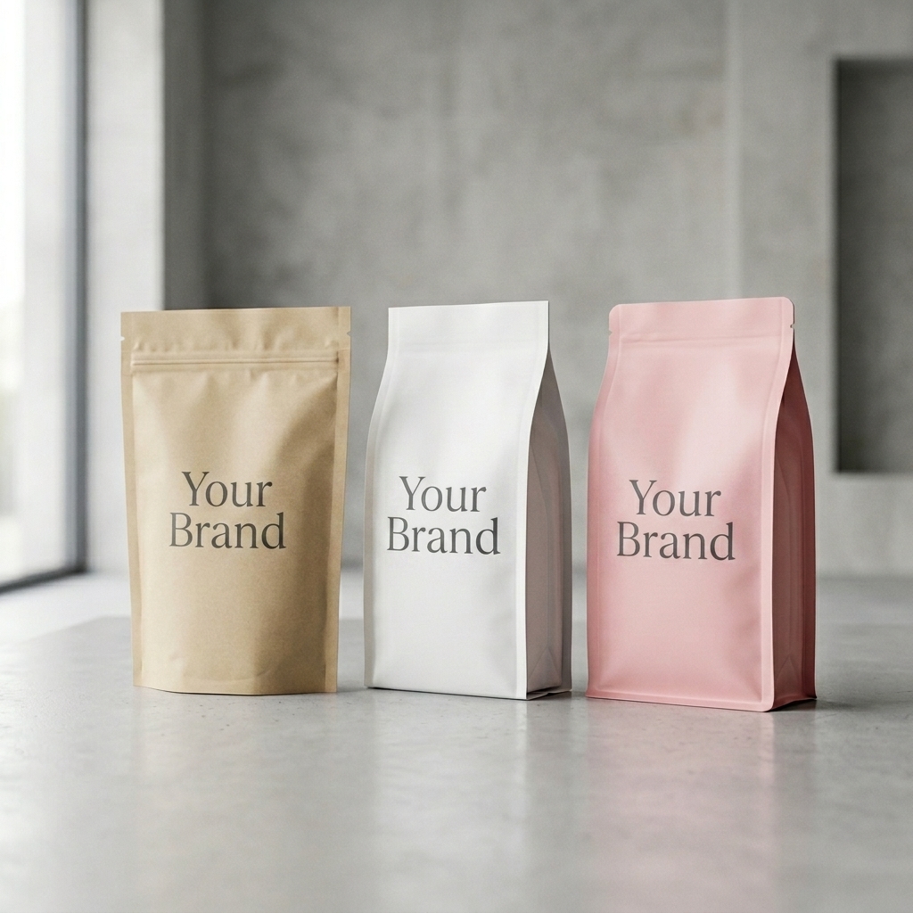 Baskısız Doypack, Flat Bottom ve Quadro Ambalaj Çözümleri